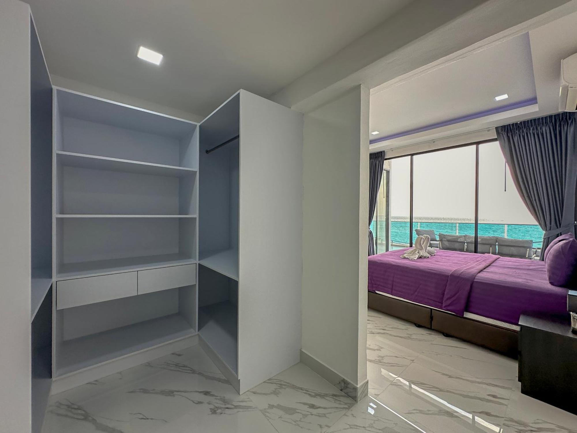 Stunning Beachfront View Luxurious Apartment 40 Bãi biển Jomtien Ngoại thất bức ảnh